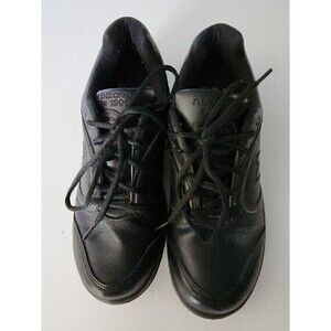 New Balance 812 WW812BK Roll Bar Black Leather Walking Shoes Womens US Sz 9